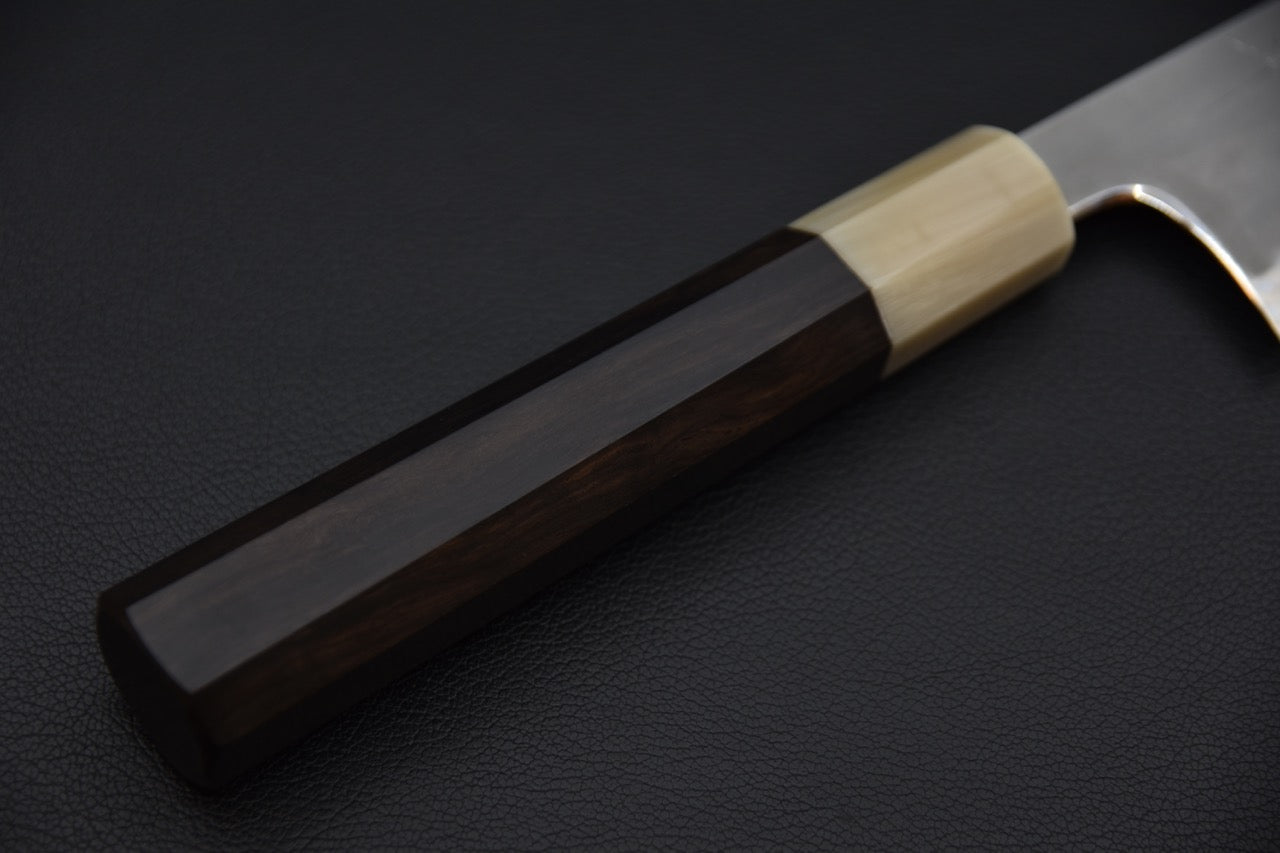 Hitohira Tanaka Yohei Aogami #1 Kasumi Gyuto 210mm Ébène