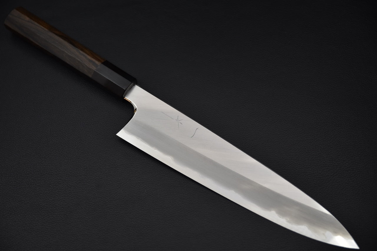 Hitohira Togashi Aogami #1 Migaki Gyuto 240mm Ziricote