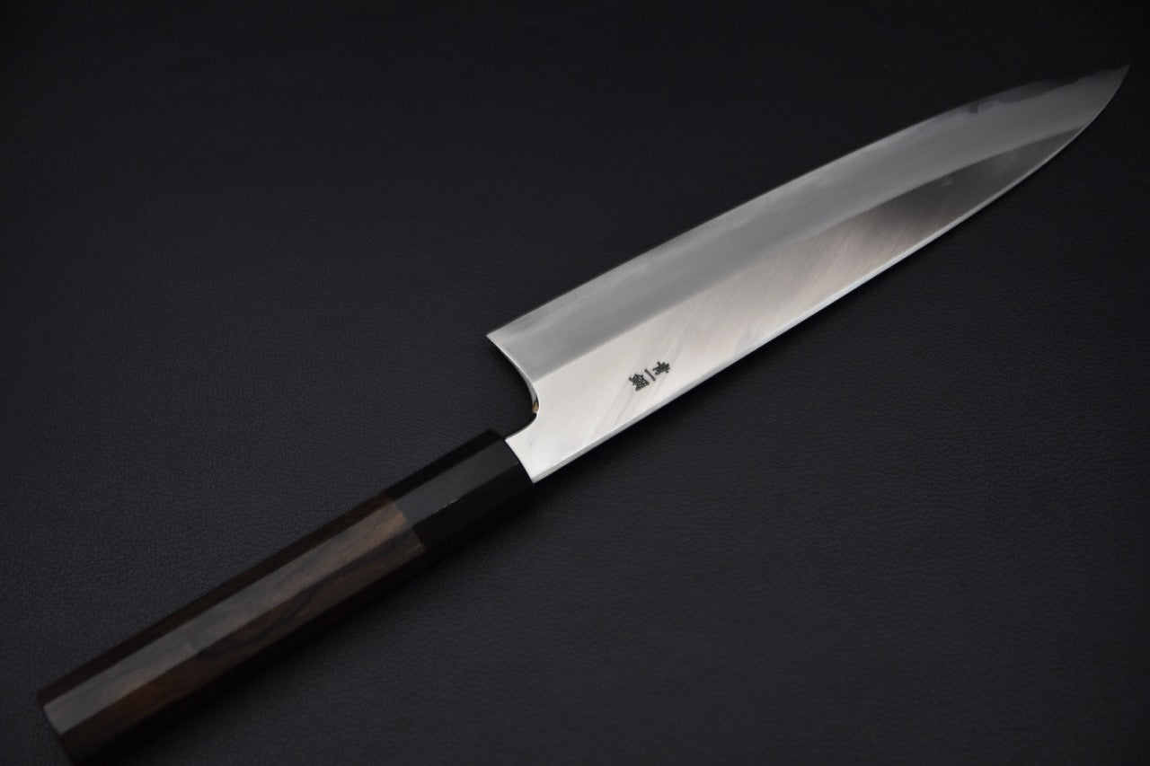 Hitohira Togashi Aogami #1 Migaki Gyuto 240mm Ziricote