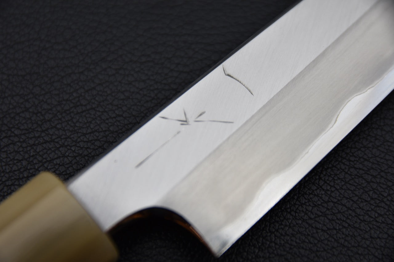 Hitohira Togashi Aogami #1 Stainless Clad Migaki Petty 165mm Ziricote
