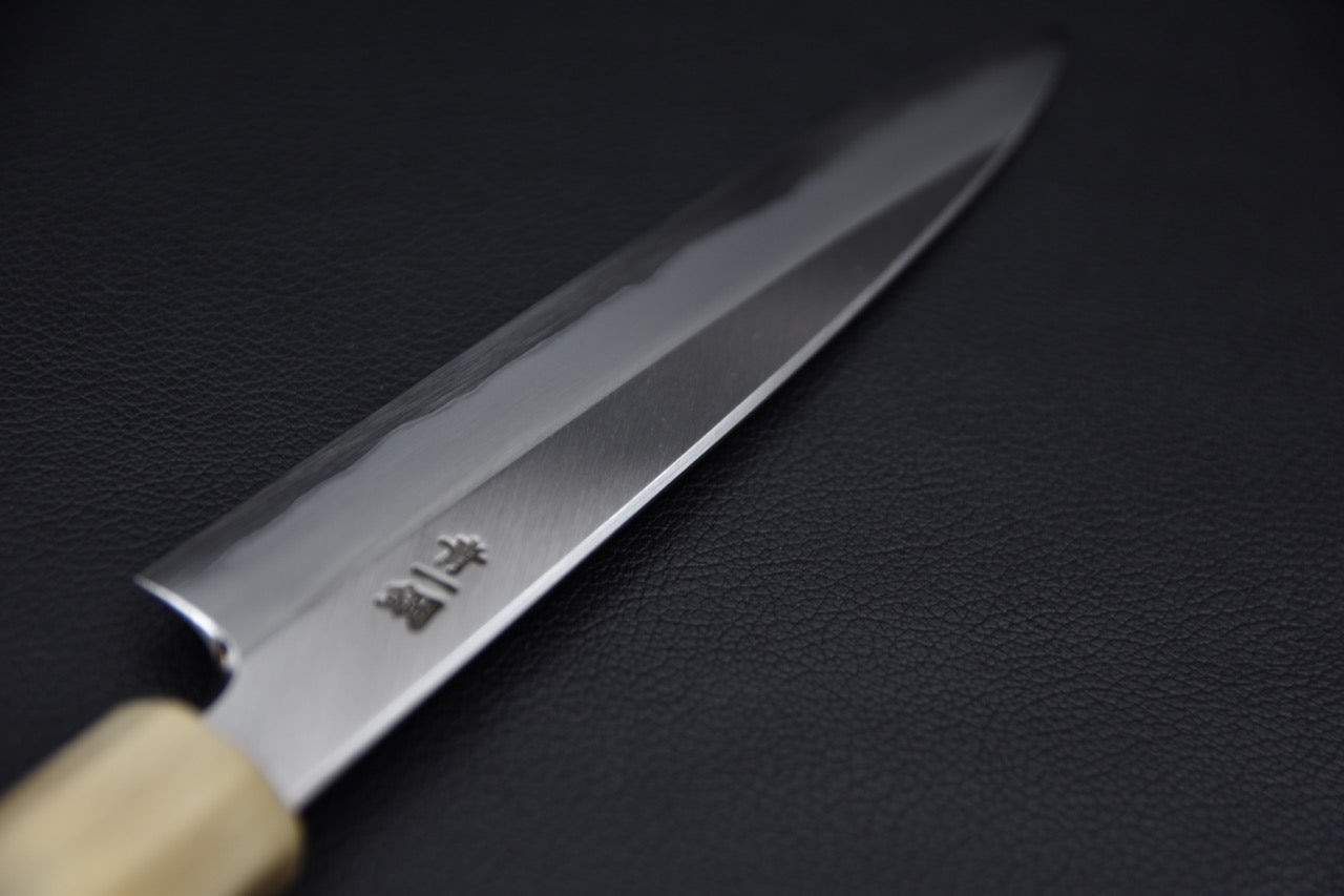 Hitohira Togashi Aogami #1 Stainless Clad Migaki Petty 165mm Ziricote