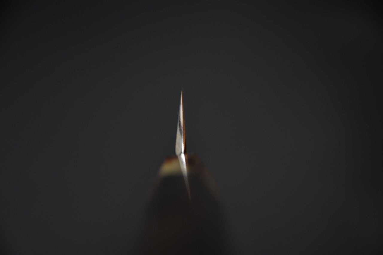 Hitohira Togashi Aogami #1 Tanryumon Mizu Honyaki Yanagiba 330mm Taihei Macassar Ebony