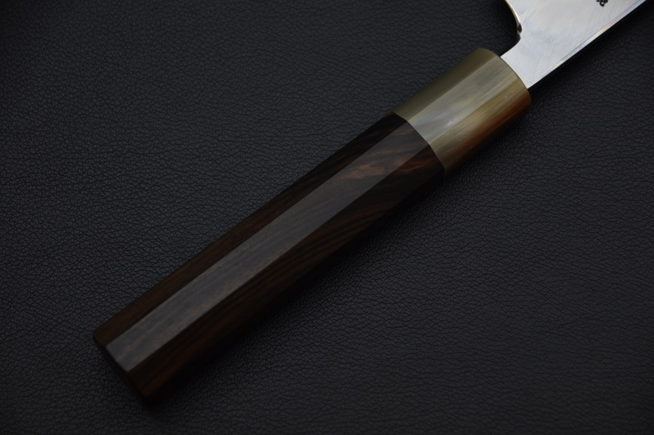 Hitohira Togashi Aogami #1 Tanryumon Mizu Honyaki Yanagiba 330mm Taihei Ebony