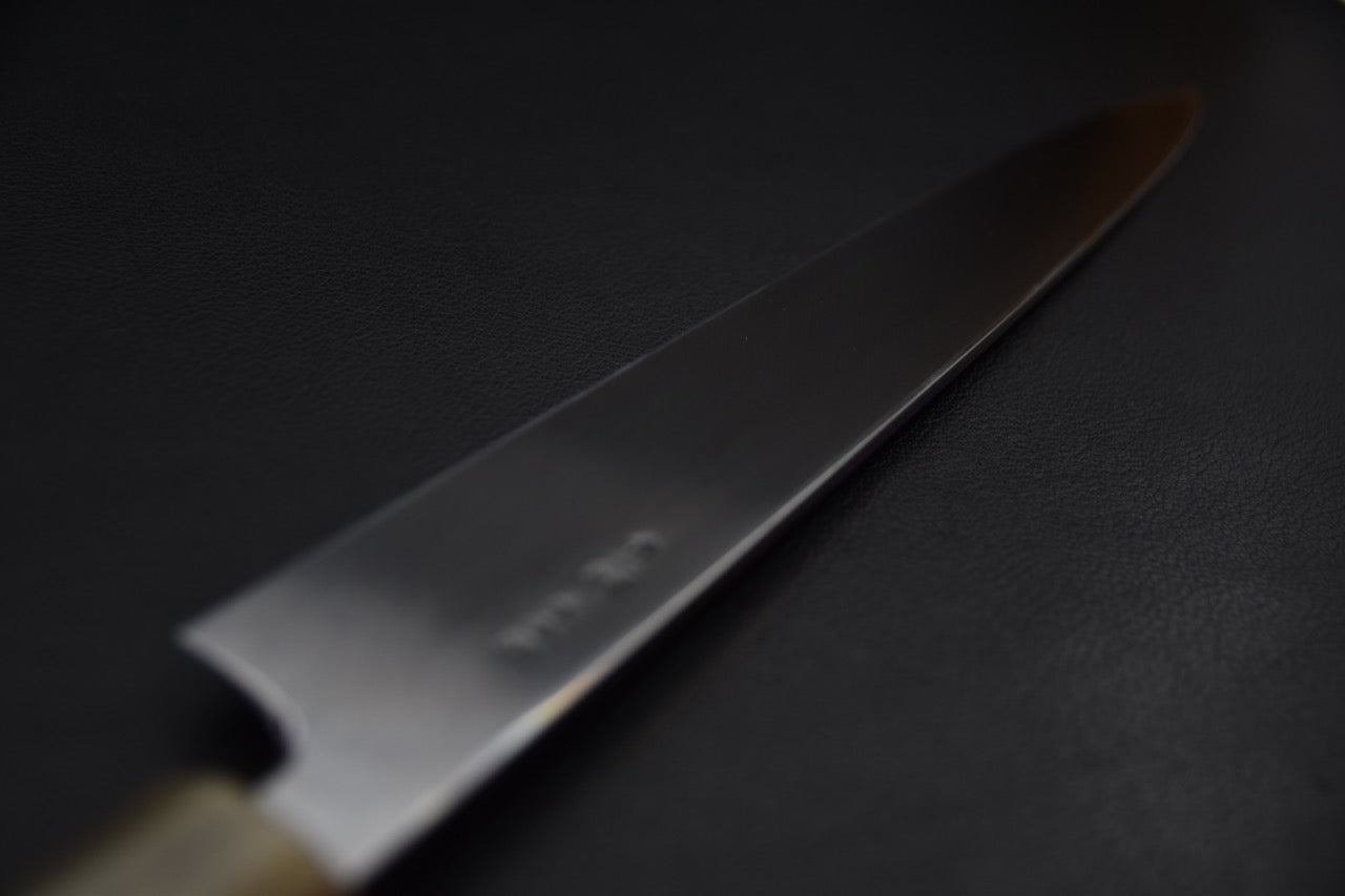 Hitohira Togashi Aogami #1 Tanryumon Mizu Honyaki Yanagiba 330mm Taihei Ebony