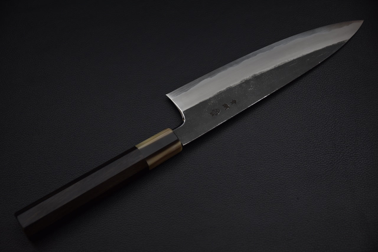 Hitohira Togashi Aogami #2 Kurouchi Gyuto 210mm Ébène