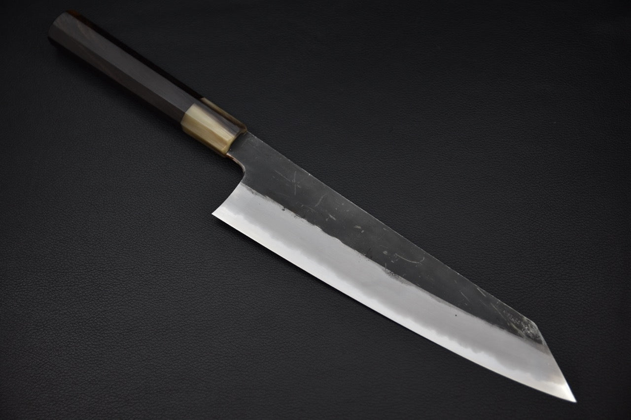 Hitohira Togashi Aogami #2 Kurouchi Kiritsuke Gyuto 240mm Ebony