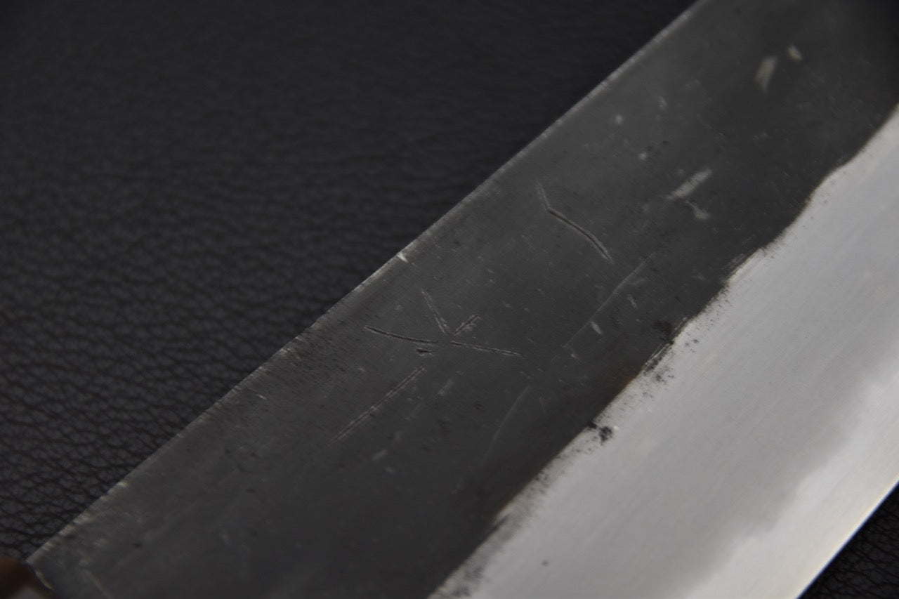 Hitohira Togashi Aogami #2 Kurouchi Kiritsuke Gyuto 240mm Ebony