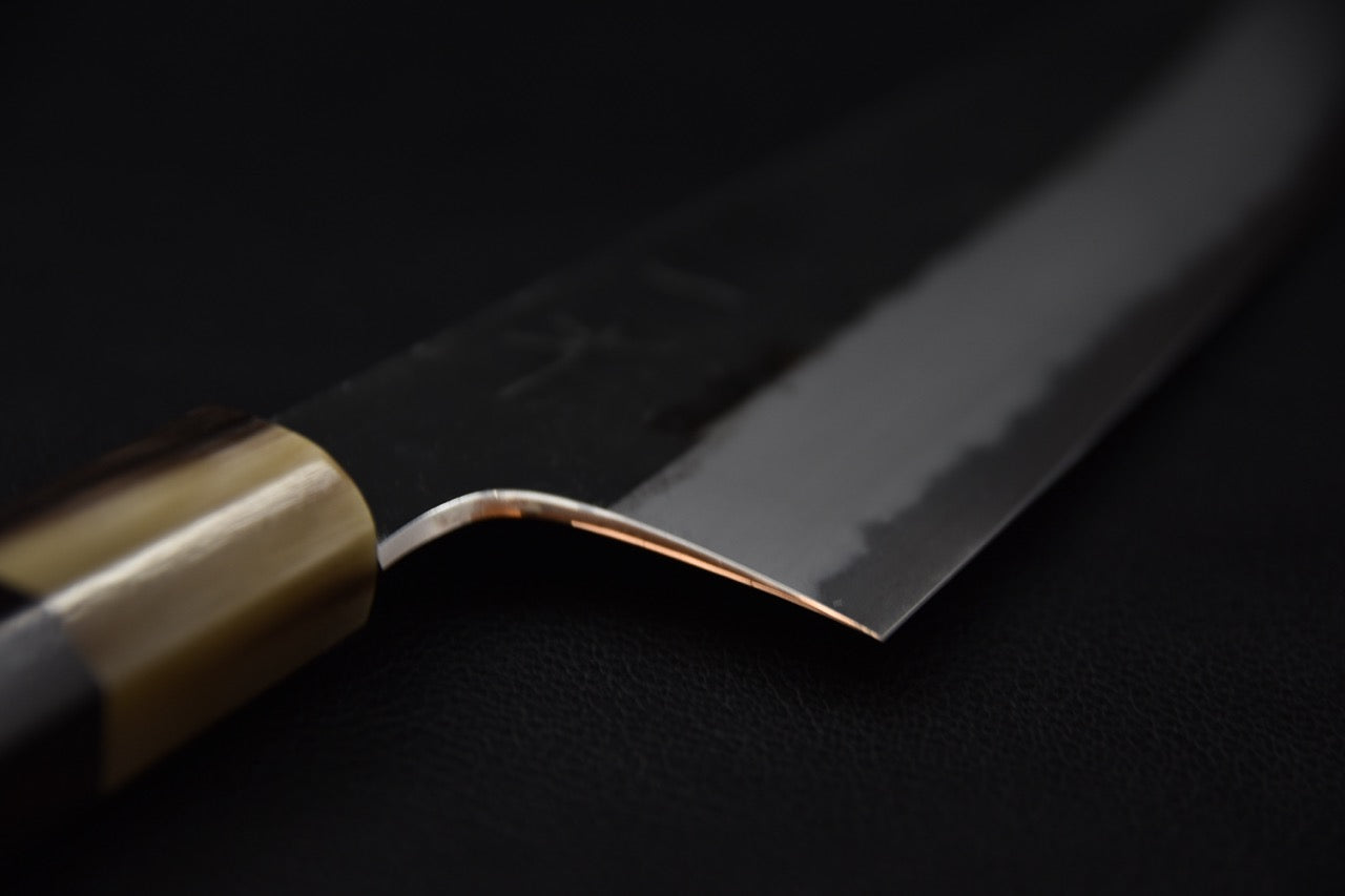 Hitohira Togashi Aogami #2 Kurouchi Kiritsuke Gyuto 240mm Ebony