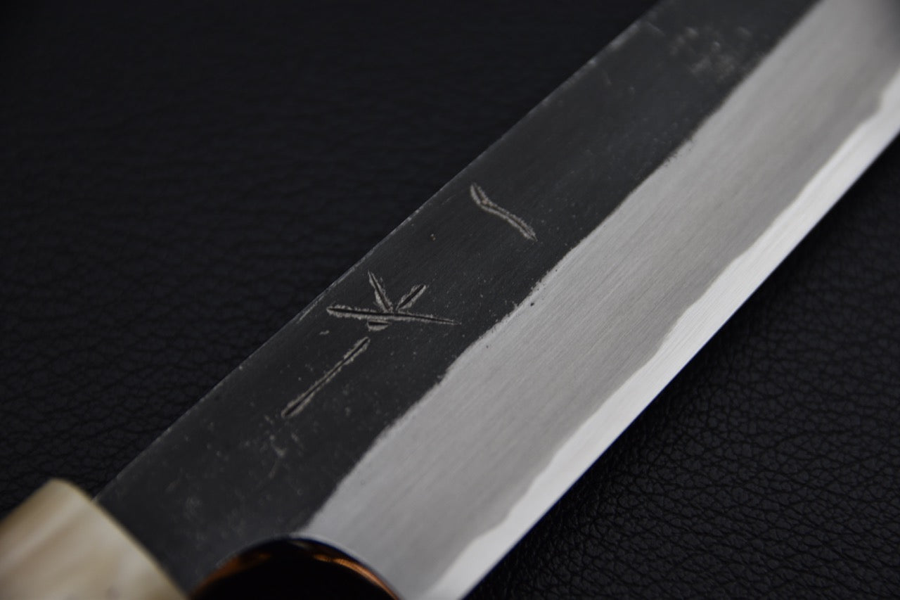 Hitohira Togashi Aogami #2 Kurouchi Petty 165mm Ebony