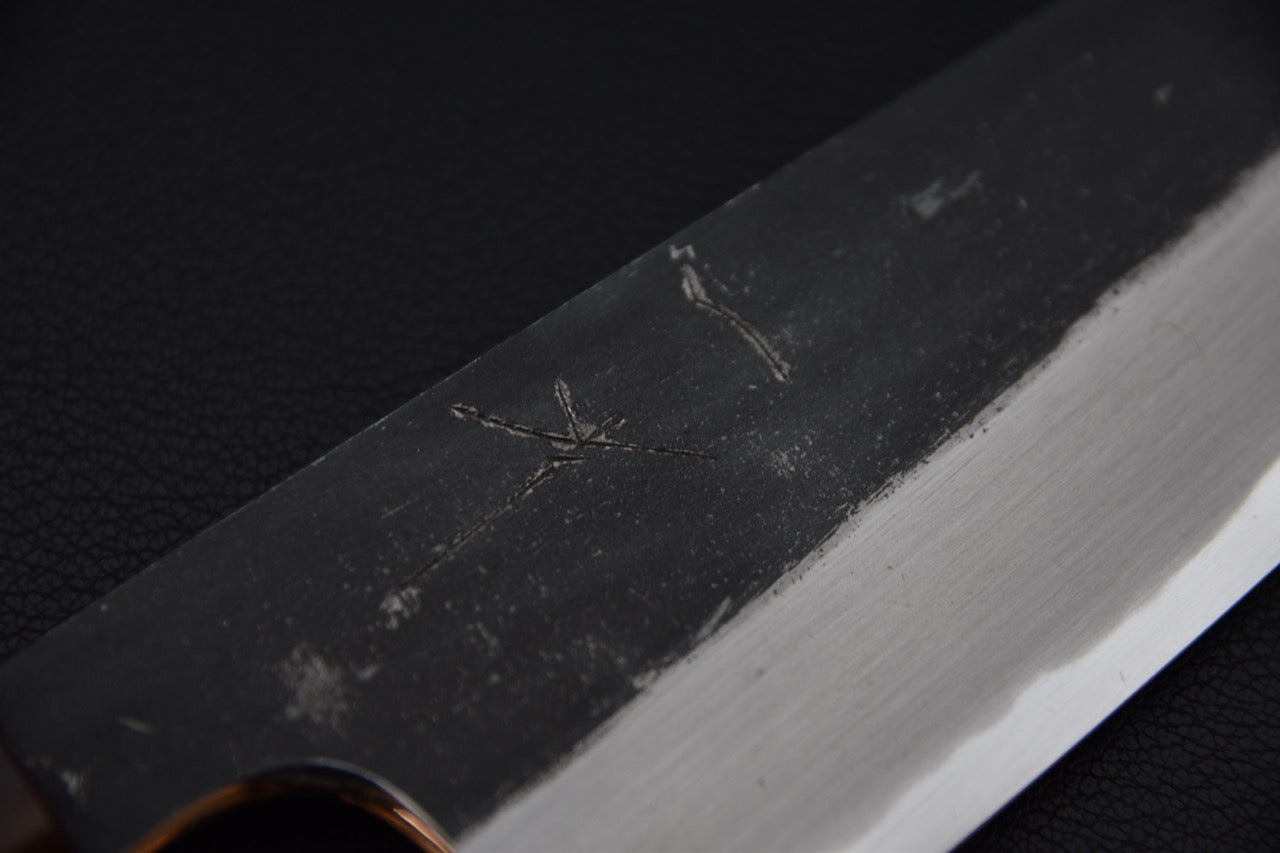 Hitohira Togashi Aogami #2 Kurouchi Santoku Cerisier