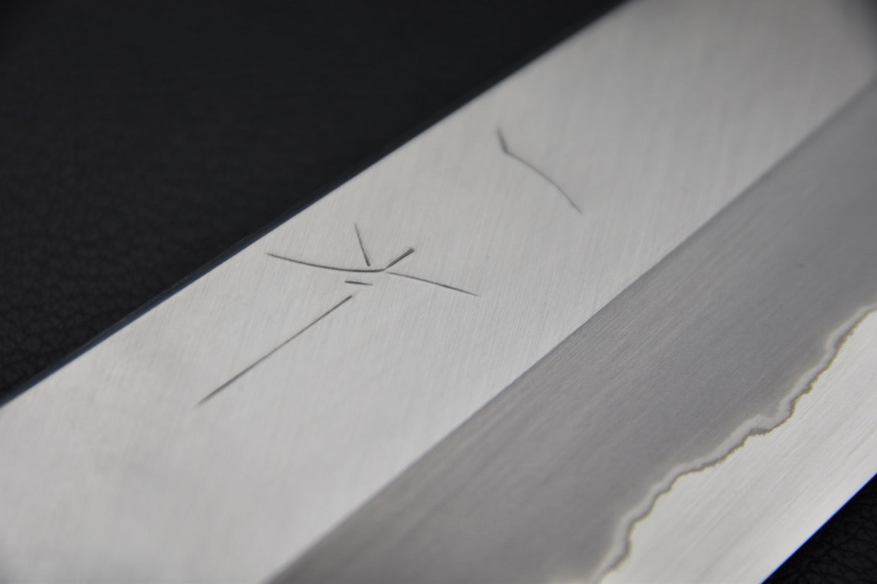 Hitohira Togashi Aogami #1 Migaki Gyuto 240mm Taihei Ébène