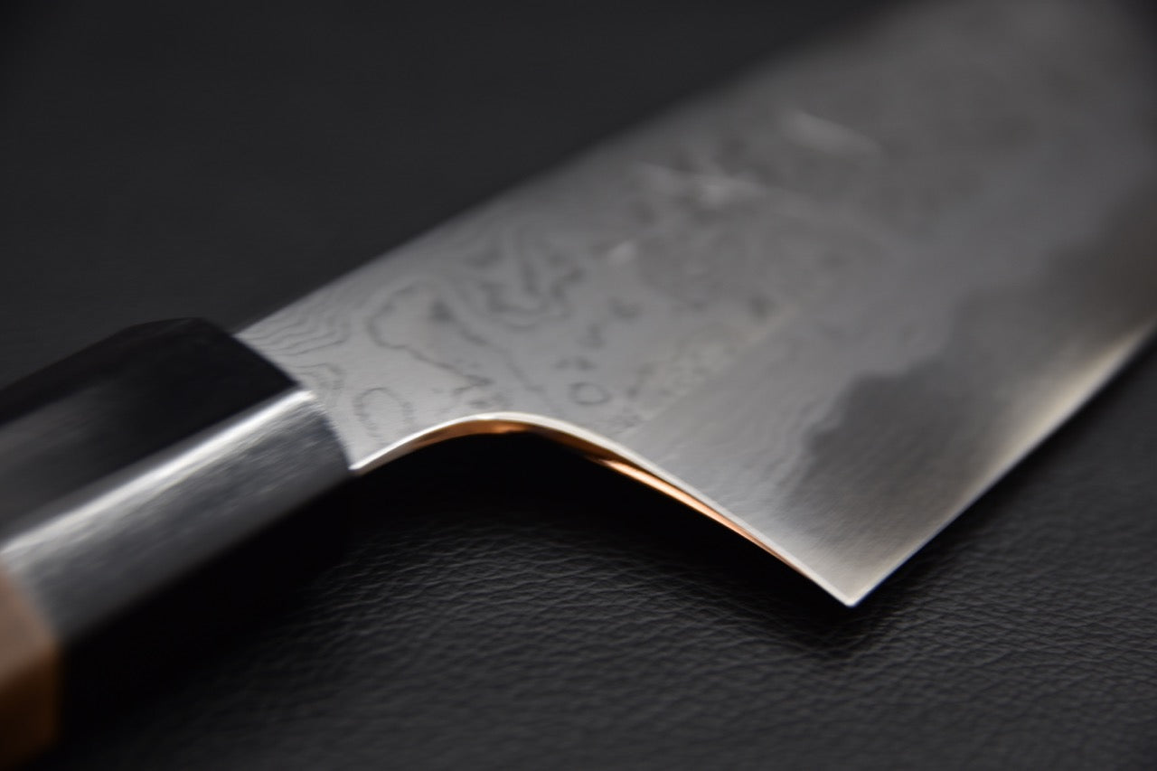 Hitohira Togashi Shirogami #1 Damascus Gyuto 210mm Yakusugi