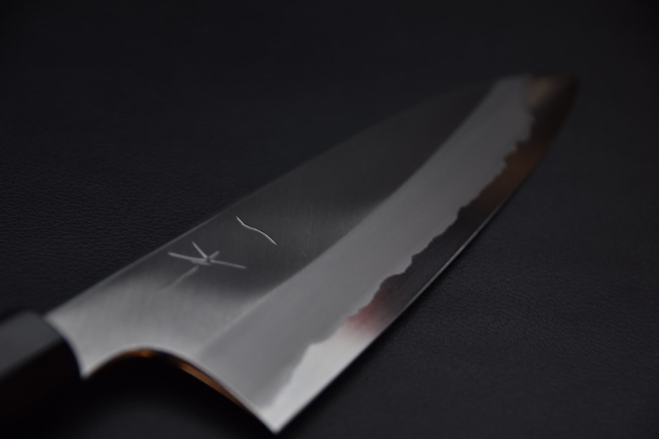 Hitohira Togashi Shirogami #1 Migaki Gyuto 210mm Ho