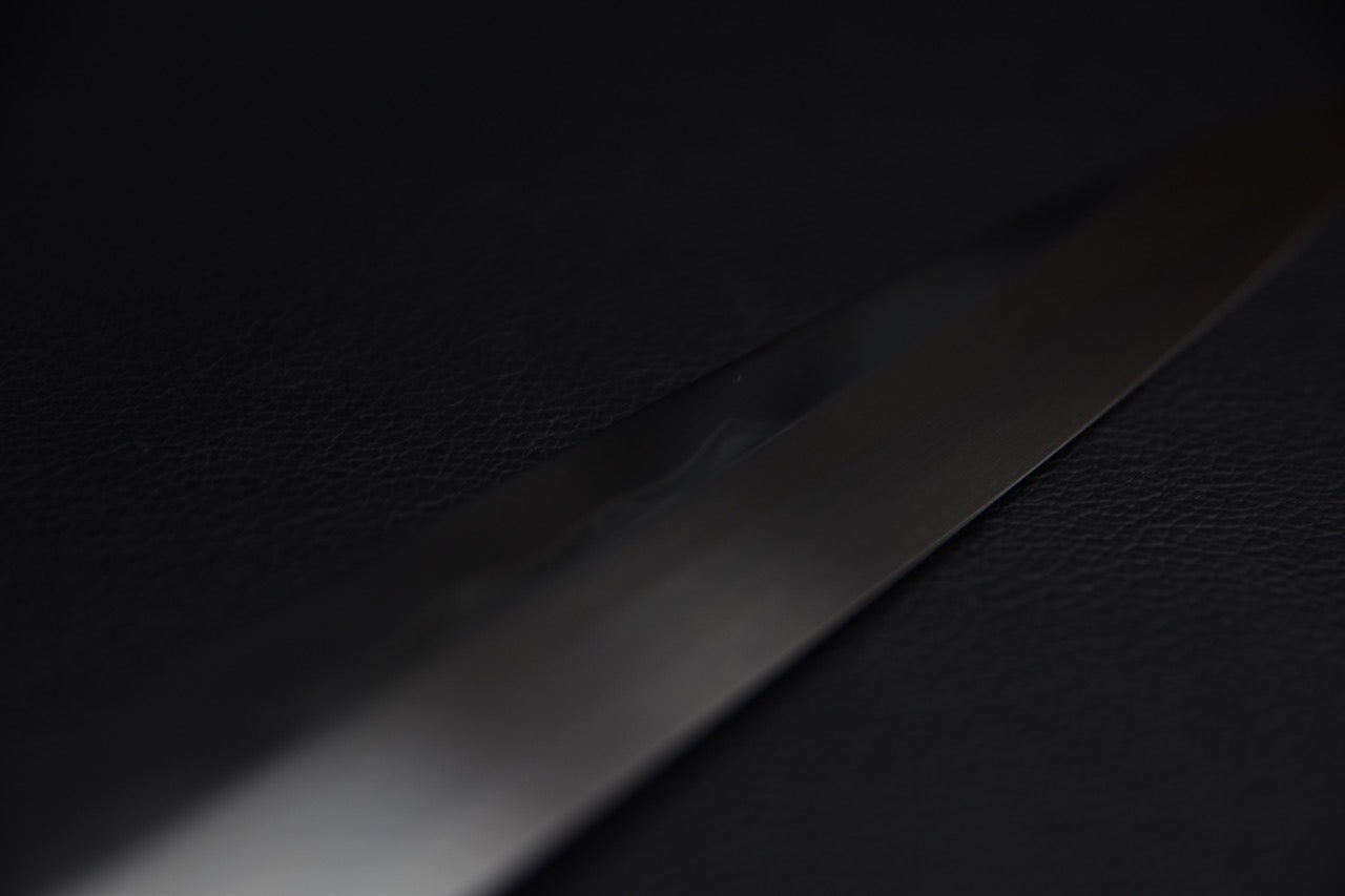 Hitohira Togashi Shirogami #1 Mizu Honyaki Fugubiki 300mm Taihei Makassar Ébène