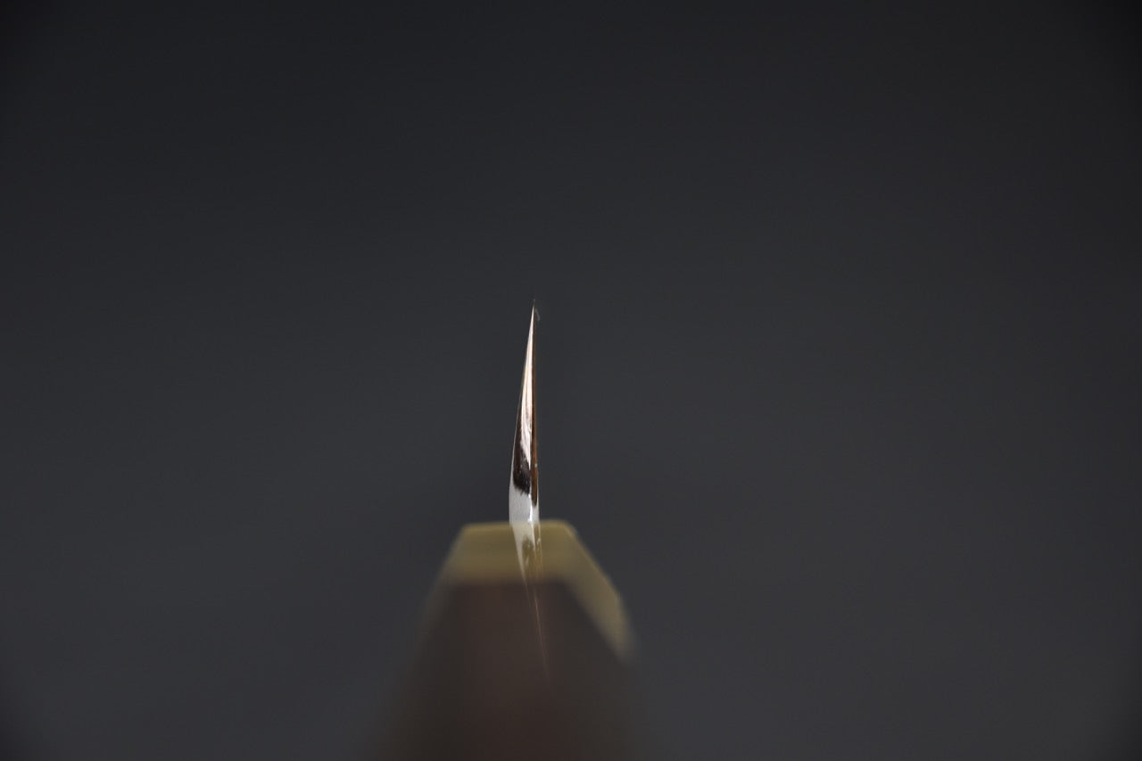 Hitohira Togashi Shirogami #1 Mizu Honyaki Yanagiba Sakimaru 330mm Taihei Ebony