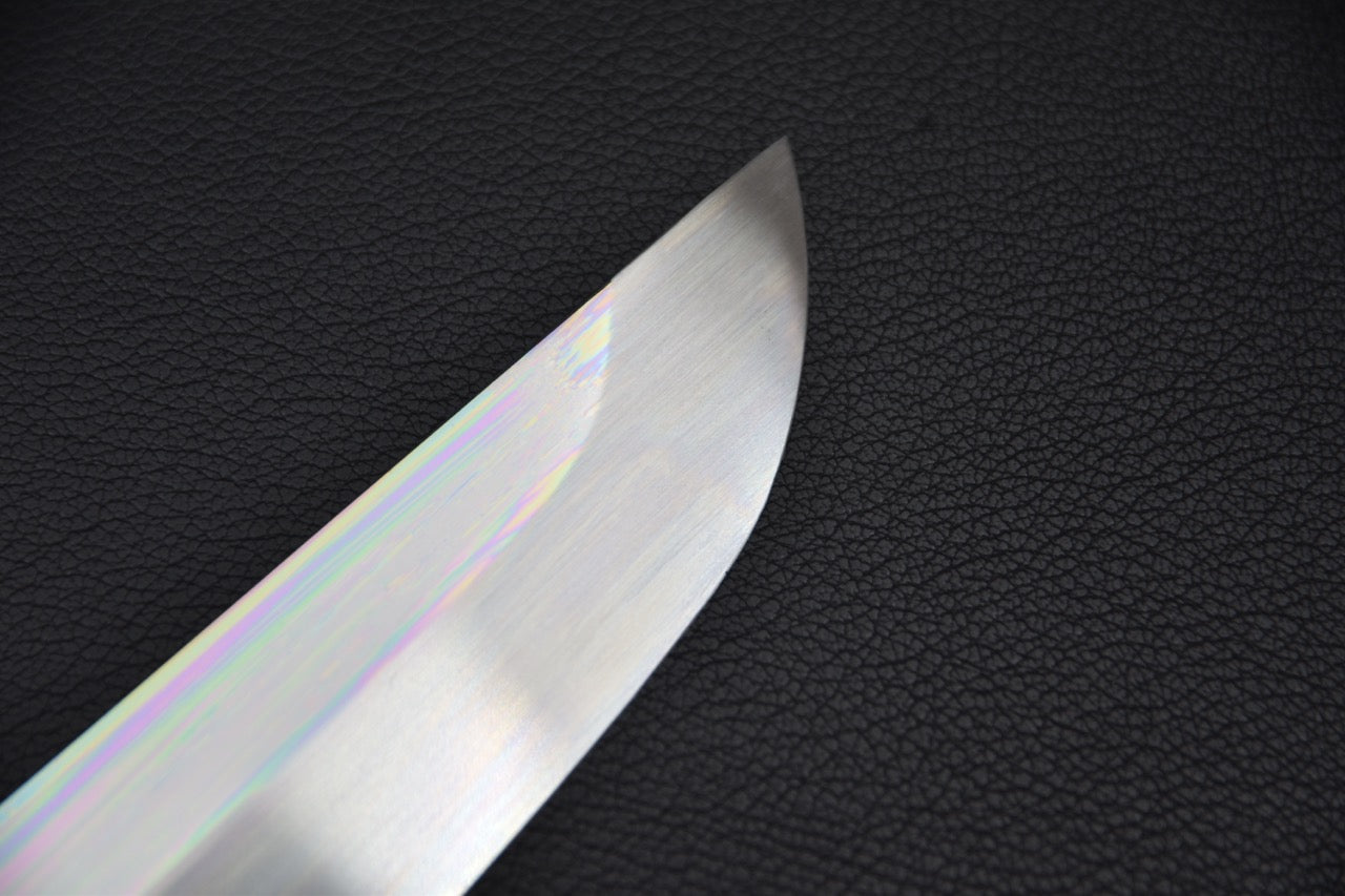 Hitohira Togashi Shirogami #1 Mizu Honyaki Yanagiba Sakimaru 330mm Taihei Ebony