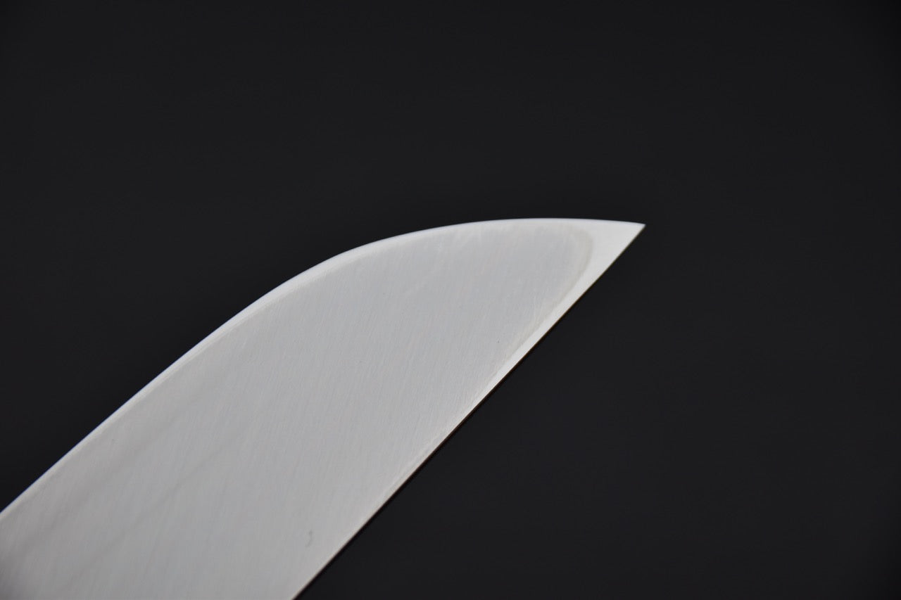 Hitohira Togashi Shirogami #1 Notaremon Mizu Honyaki Yanagi Sakimaru 300mm Taihei Macassar Ebony