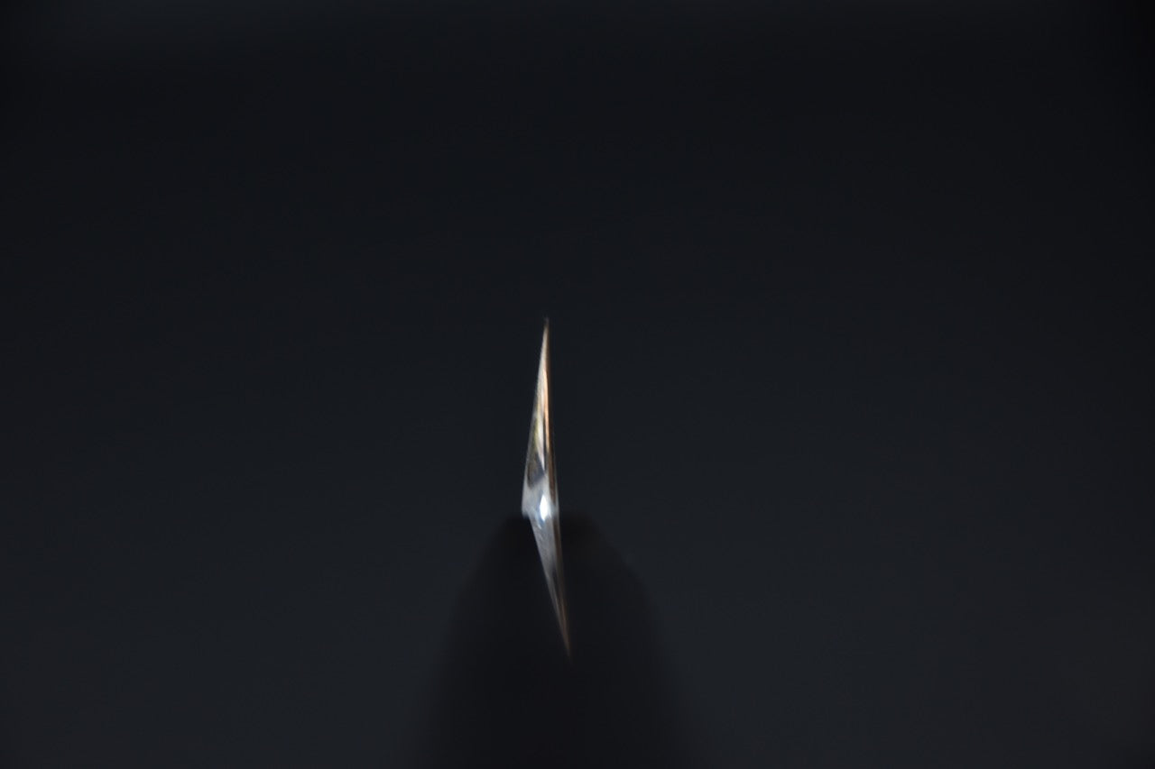 Hitohira Togashi Shirogami #1 Notaremon Mizu Honyaki Yanagi Sakimaru 300mm Taihei Macassar Ebony