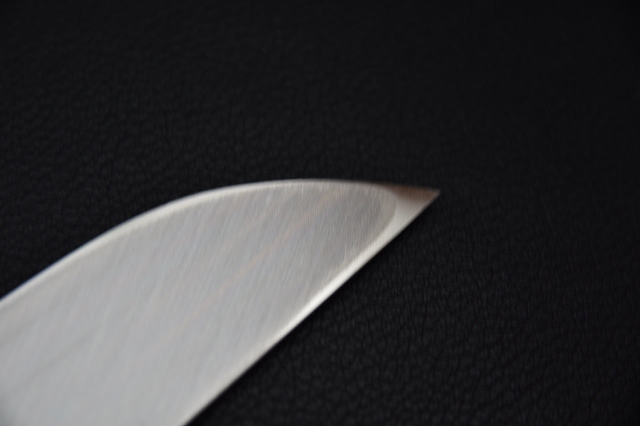 Hitohira Togashi Shirogami #1 Notaremon Mizu Honyaki Yanagi Sakimaru 300mm Taihei Macassar Ebony