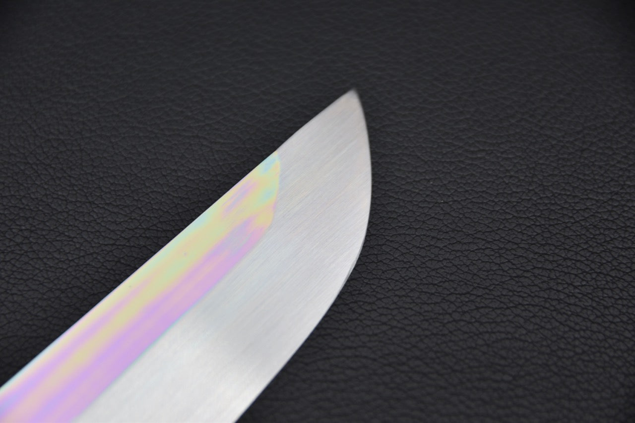 Hitohira Togashi Shirogami #1 Notaremon Mizu Honyaki Yanagiba Sakimaru 300mm Taihei Ebony