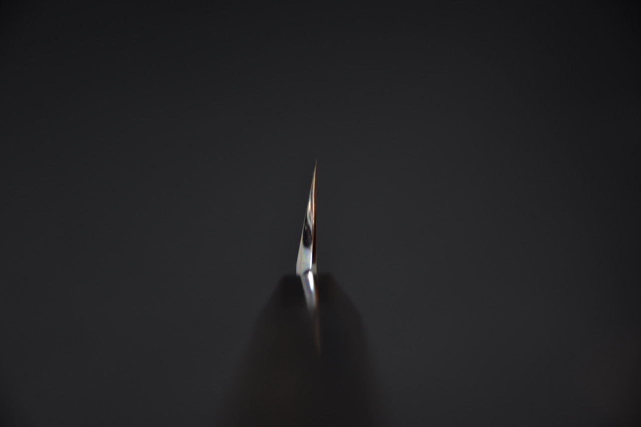 Hitohira Togashi Shirogami #1 Sanbonsugi Mizu Honyaki Kiritsuke Yanagiba 300mm Taihei Ébène