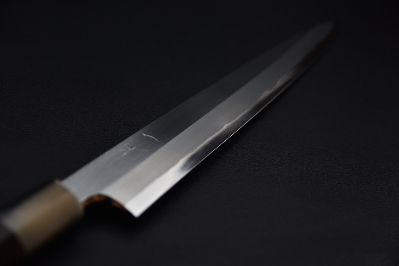 Hitohira Togashi Shirogami #1 Tachi Yanagiba 300mm Ebony