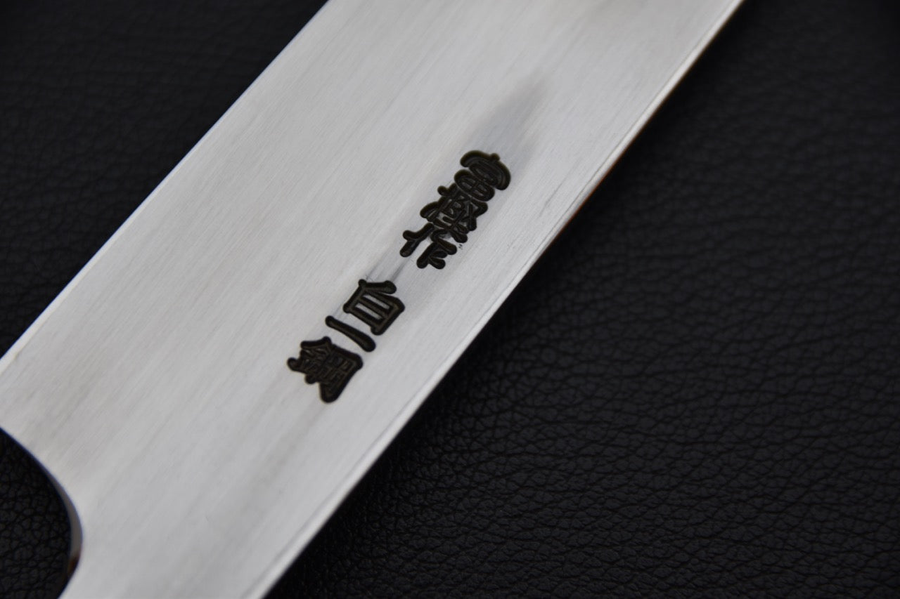 Hitohira Togashi Shirogami #1 Tachi Yanagiba 300mm Ebony