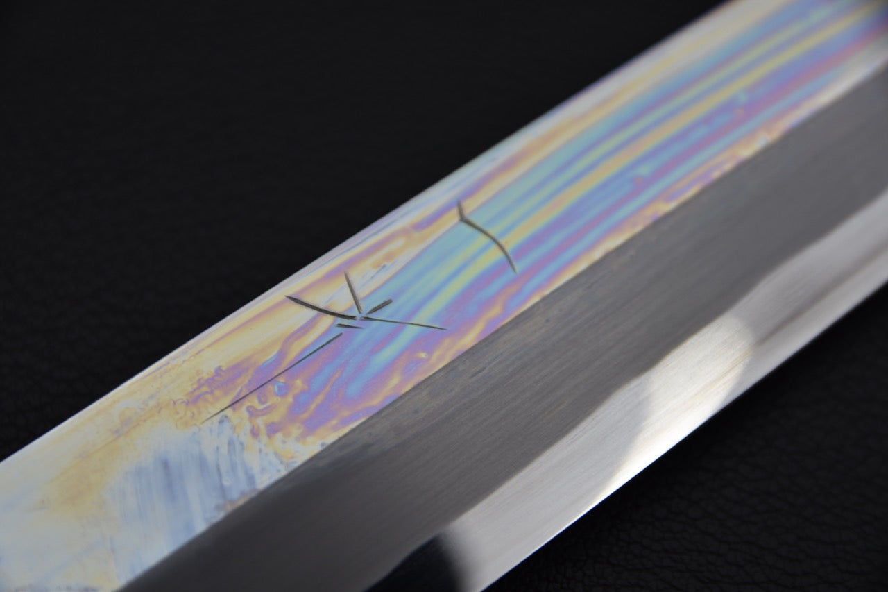 Hitohira Togashi Shirogami #1 Sakimaru 300mm Bois d'ébène