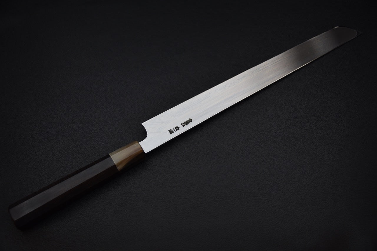 Hitohira Togashi Shirogami #1 Sakimaru 300mm Bois d'ébène