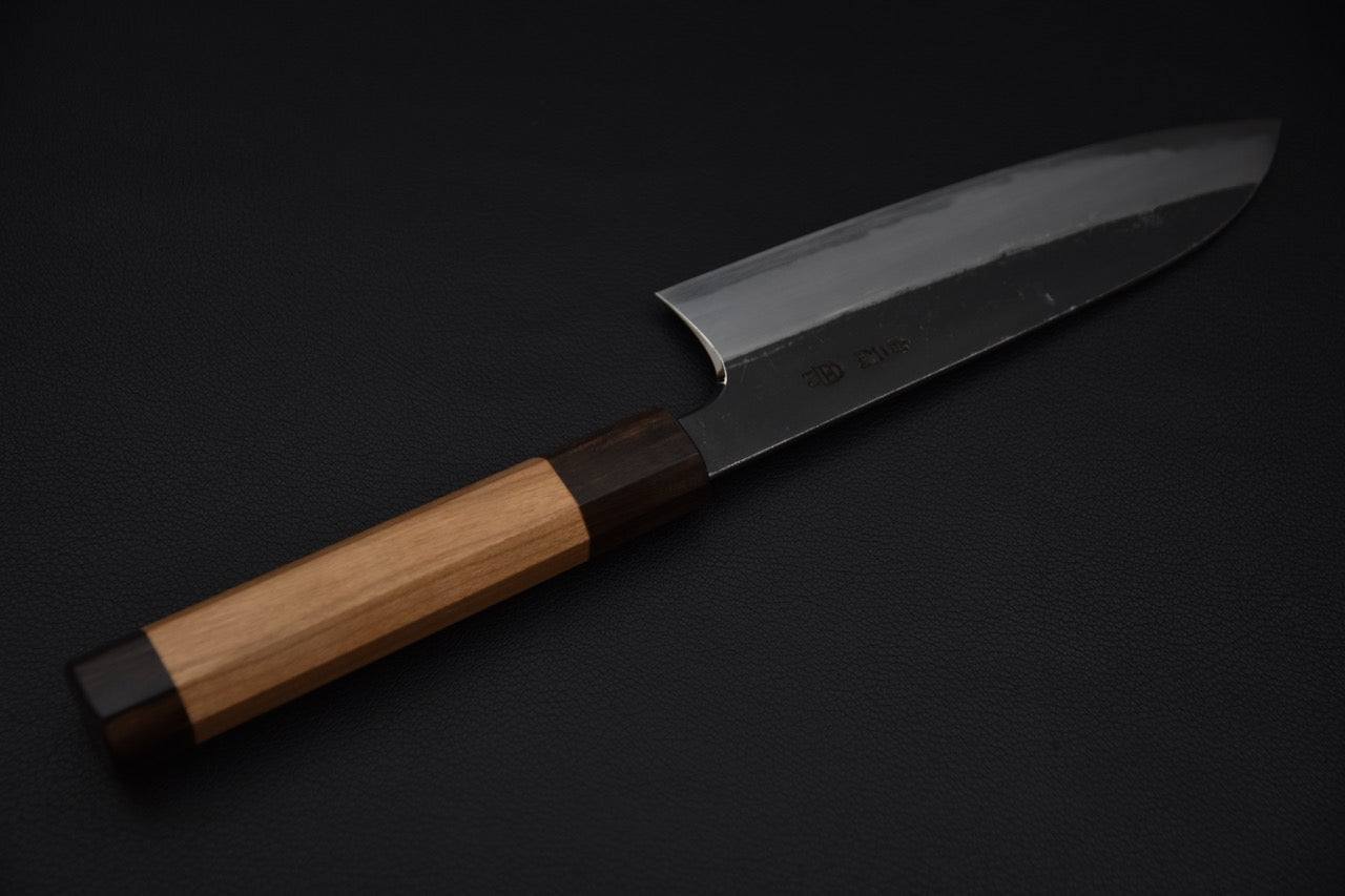 Hitohira Togashi Shirogami #2 Kurouchi Santoku Cerisier