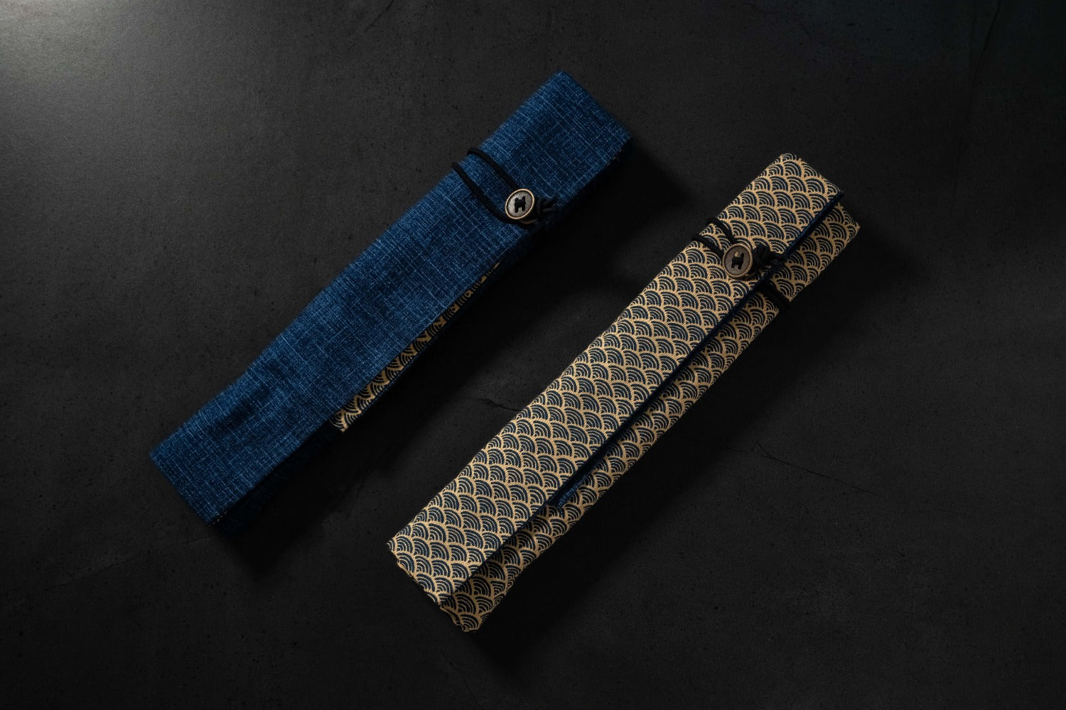 Hitohira Wagara Rouleau de couteaux moyen (6 poches) #001