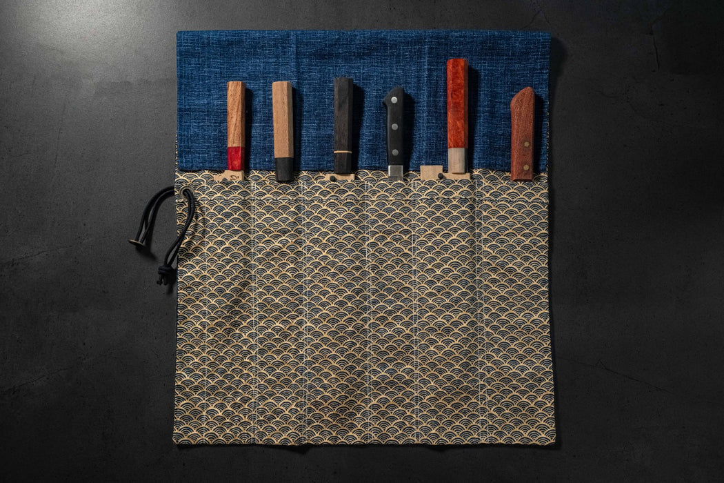 Hitohira Wagara Knife Roll Medium (6 Pocket) #001