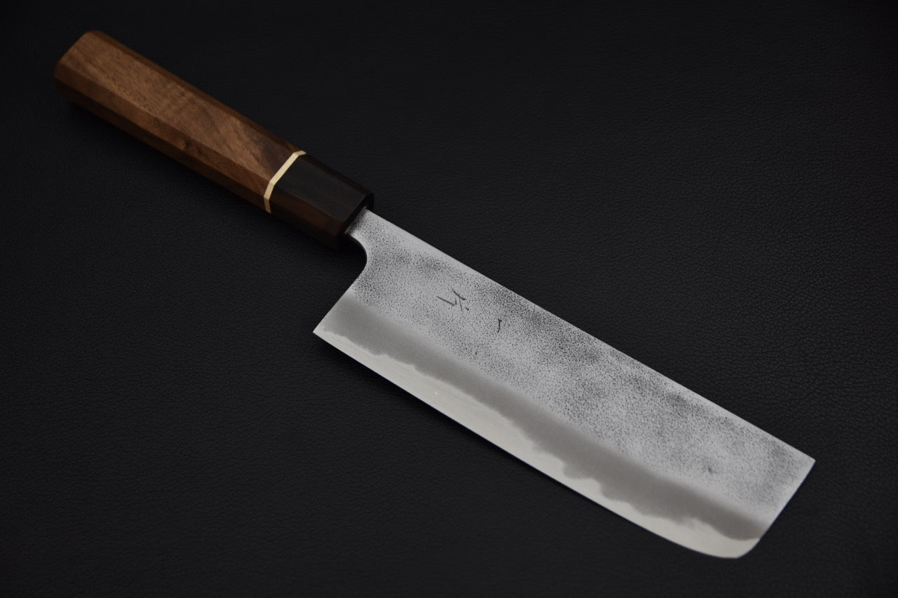 Hitohira YG Nashiji Shirogami #2 Nakiri Noyer