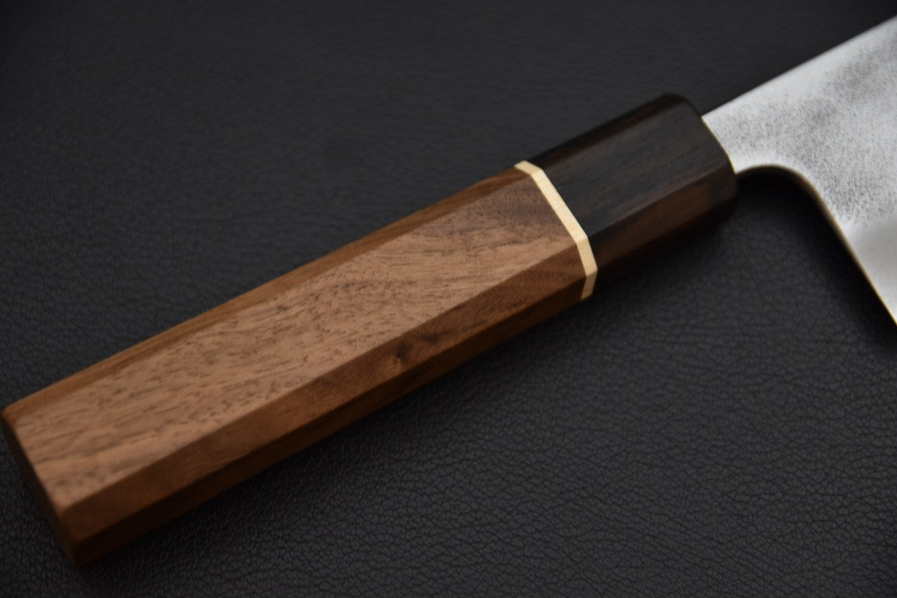 Hitohira YG Nashiji Shirogami #2 Nakiri Noyer