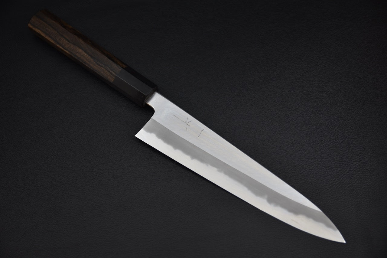 Hitohira Tanaka Kyuzo Aogami #1 Migaki Gyuto 210mm Ziricote