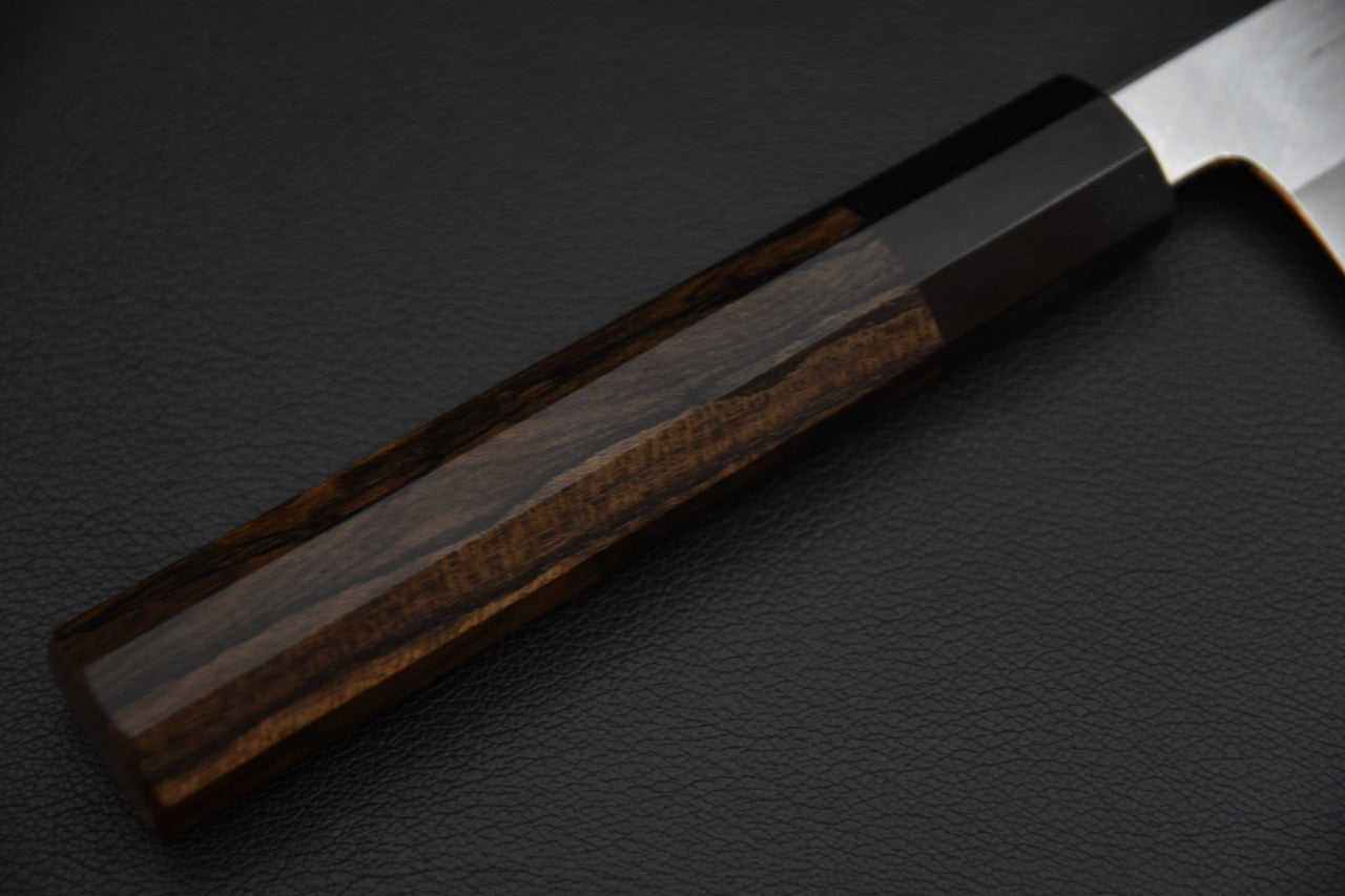 Hitohira Tanaka Kyuzo Aogami #1 Migaki Gyuto 210mm Ziricote