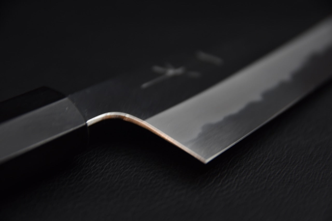 Hitohira Tanaka Kyuzo Aogami #1 Migaki Gyuto 210mm Ziricote
