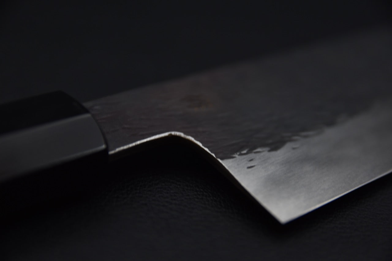 Isamitsu Aogami Super Kurouchi Gyuto 240mm Taihei Zebrawood