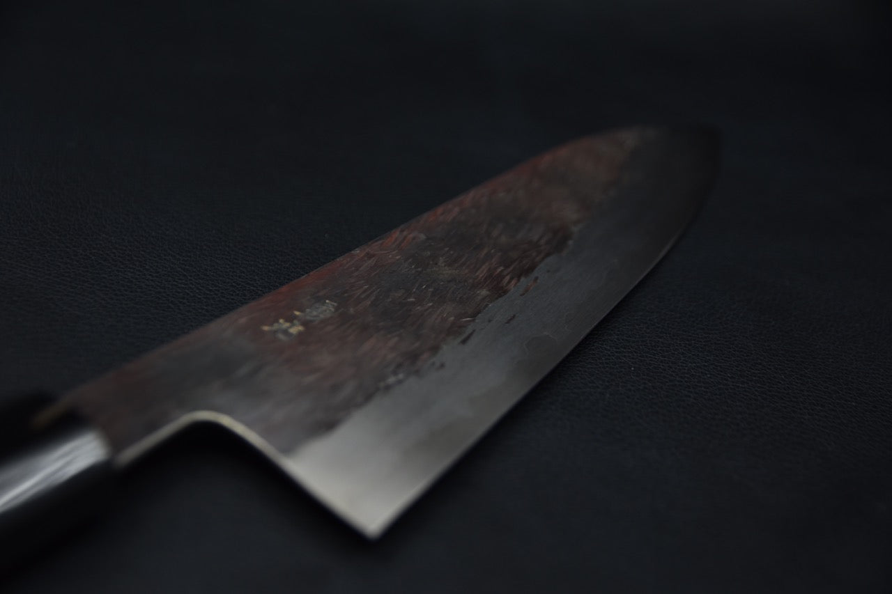 Isamitsu Shirogami #1 Kurouchi Gyuto 210mm Yakusugi