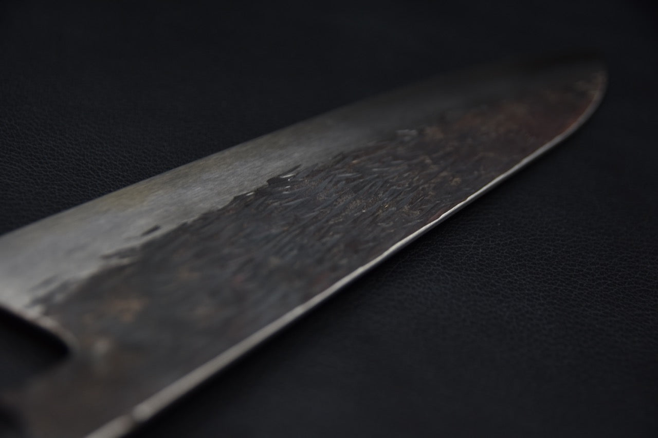 Isamitsu Shirogami #1 Kurouchi Gyuto 210mm Yakusugi