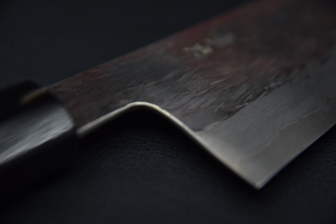 Isamitsu Shirogami #1 Kurouchi Gyuto 210mm Yakusugi
