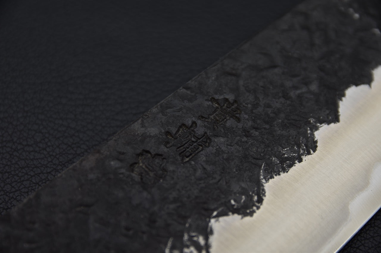 Kisuke Manaka Shirogami #2 Tsuchime Kurouchi Gyuto 210mm Warikomi