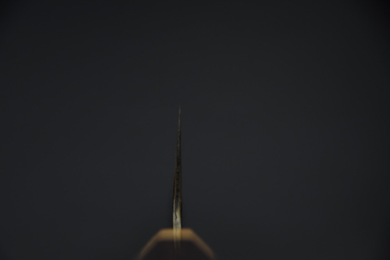 Kisuke Manaka Shirogami #2 Tsuchime Kurouchi Gyuto 210mm Warikomi