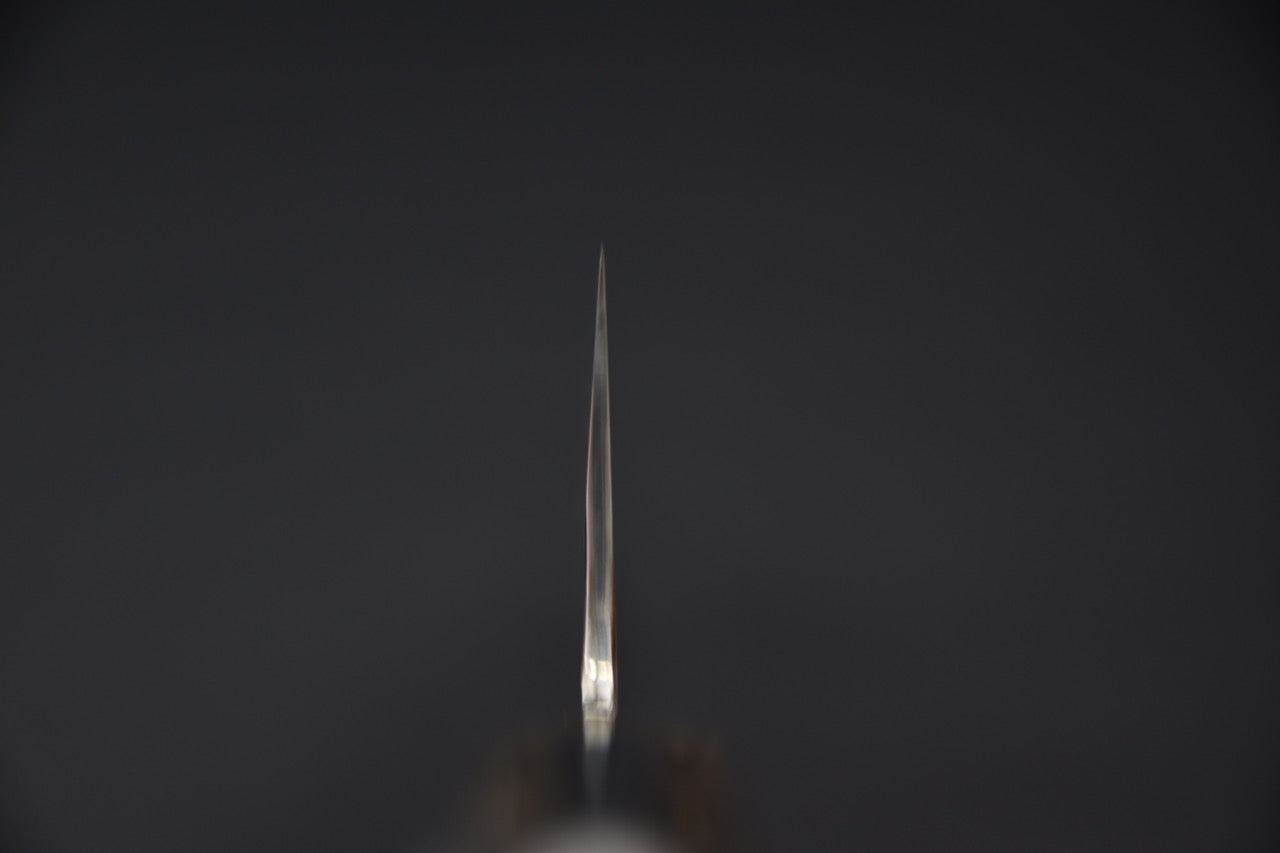 Kisuke Manaka Shirogami #2 Tsuchime Kurouchi Gyuto 255mm Warikomi Abalone