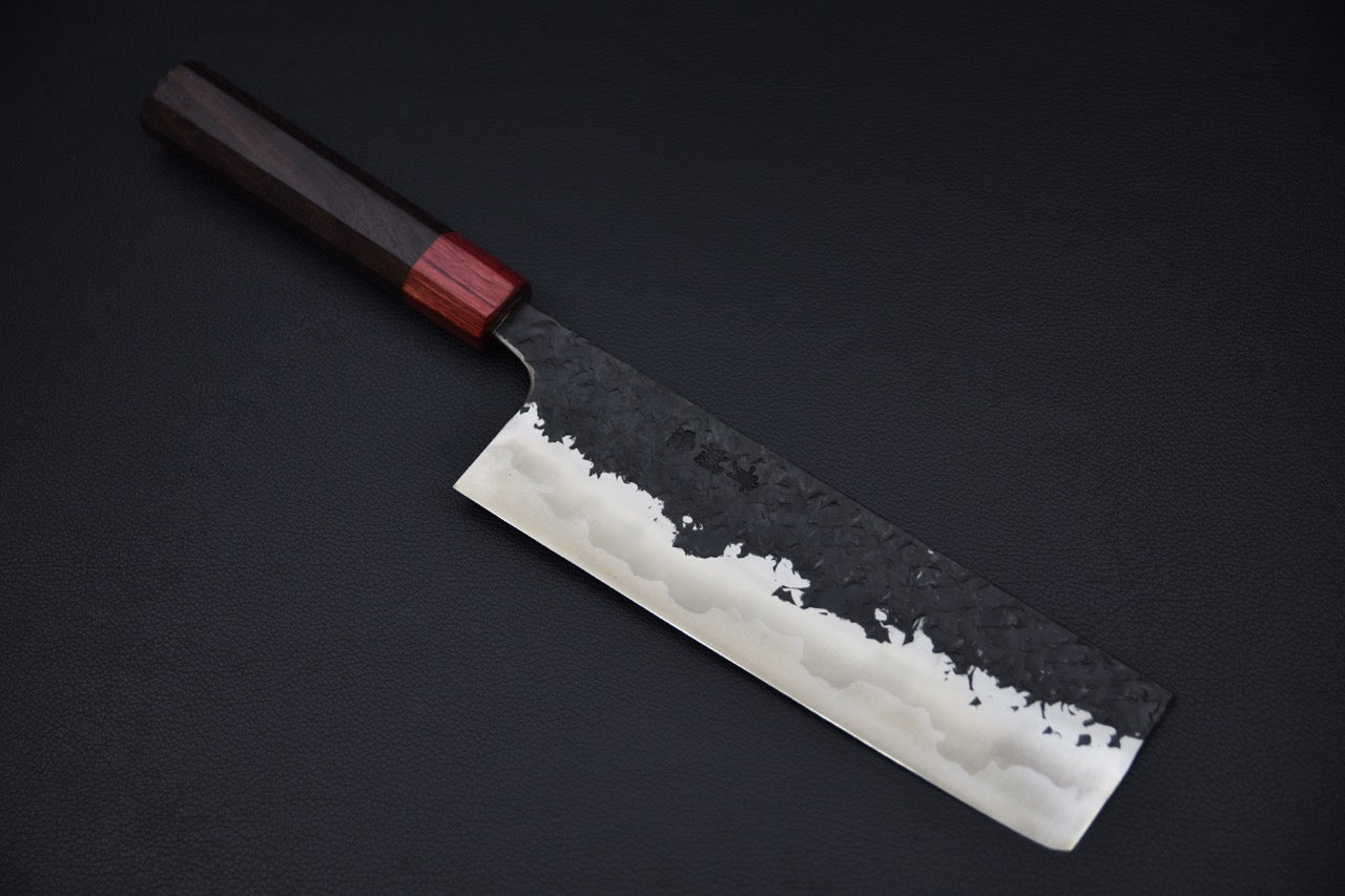 Kisuke Manaka Shirogami #2 Tsuchime Kurouchi Kiritsuke Nakiri Warikomi