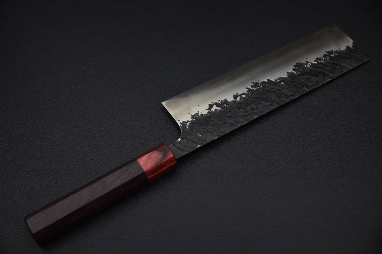 Kisuke Manaka Shirogami #2 Tsuchime Kurouchi Kiritsuke Nakiri Warikomi