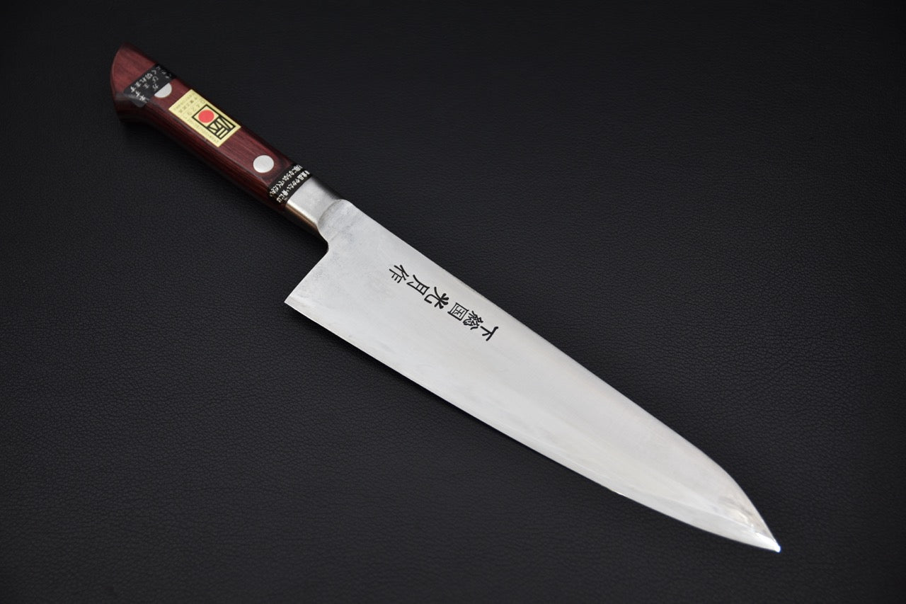 Kogetsu Shirogami #1 Gyuto 210mm Pakka rouge