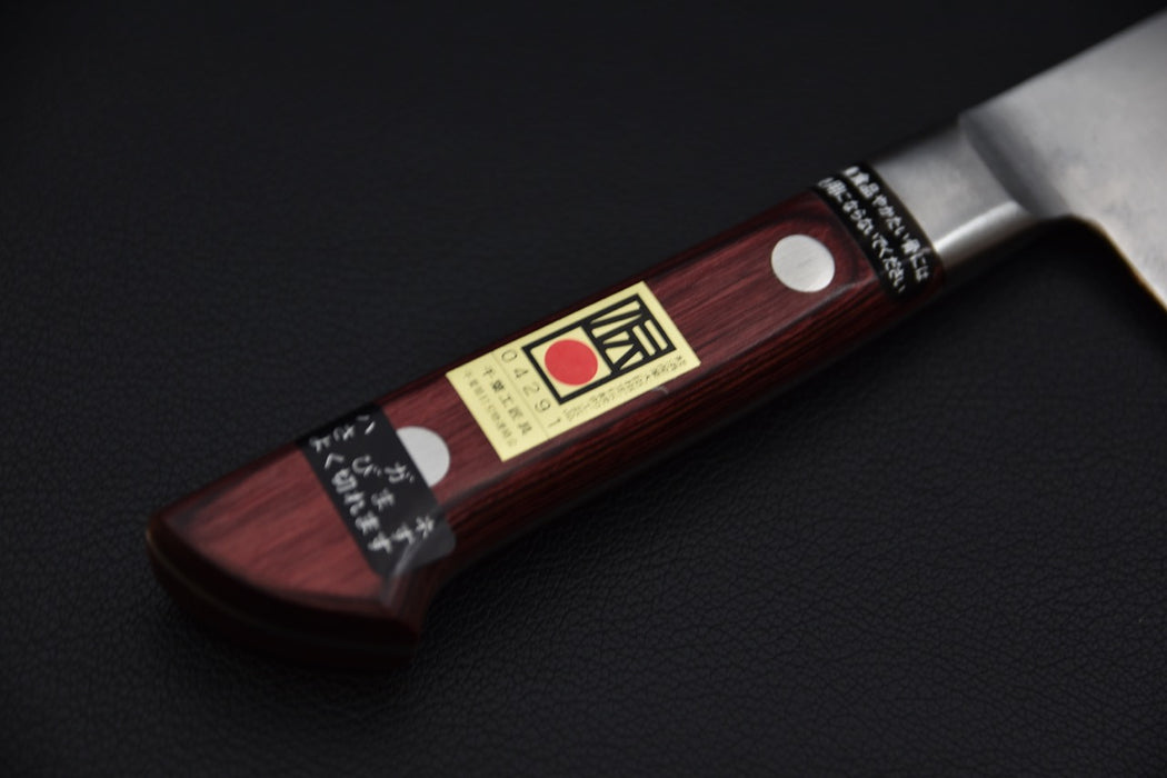 Kogetsu Shirogami #1 Gyuto 210mm Pakka rouge