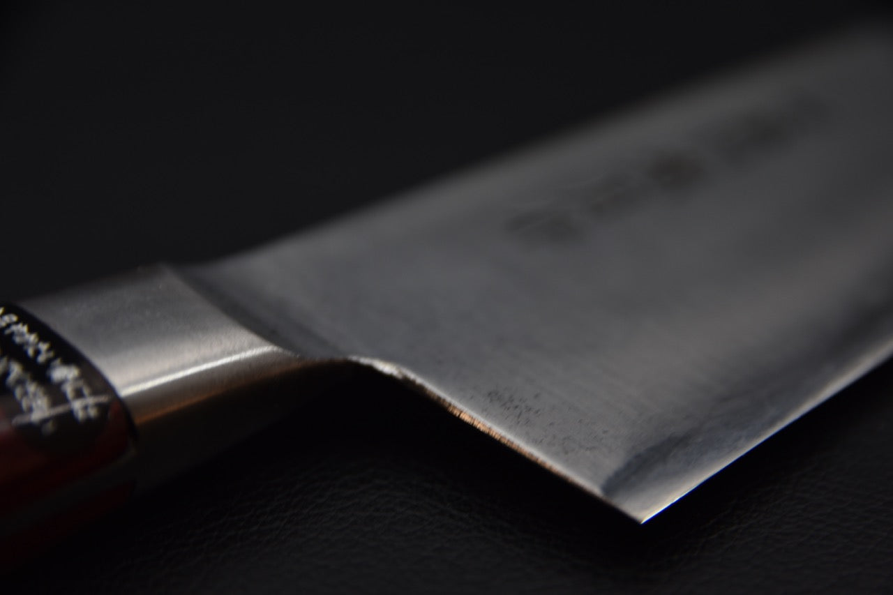 Kogetsu Shirogami #1 Gyuto 210mm Pakka rouge