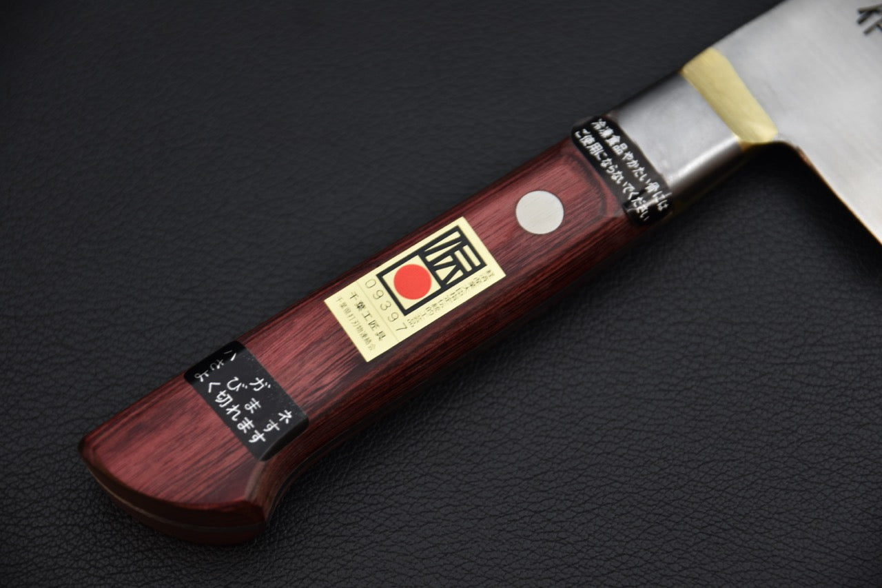 Kogetsu Shirogami #1 Gyuto 240mm Pakka rouge
